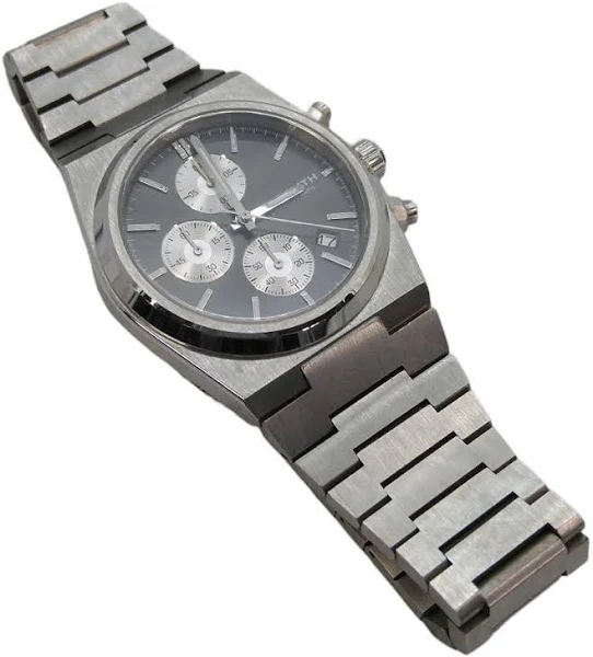 Megalith Męski Zegarek Mechanizm Kwarcowy Stalowy Wodoodporny 100m