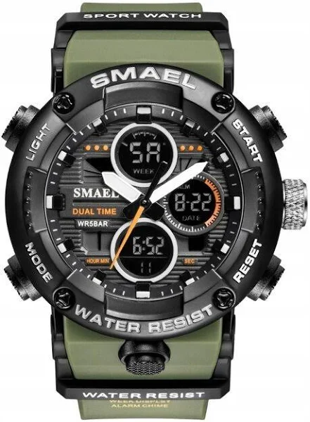 Zegarek Męski Smael MILITARNY Sportowy WODOODPORNY