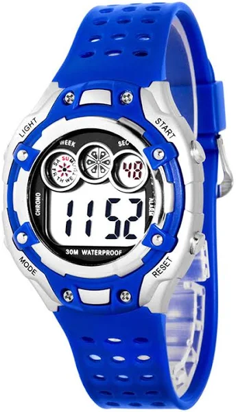 EVEREST Uniwersalny Zegarek Sportowy Elektroniczny Czytelny Wyświetlacz Wielofunkcyjny