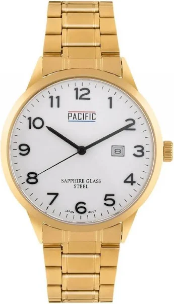 męski zegarek na bransolecie Pacific PACIFIC SSMB-1107D