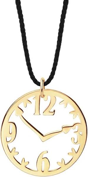 Naszyjnik złoty na sznurku