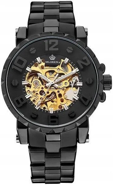 TMZEGARKI Zegarek Męski Mechaniczny Orkina Open Heart