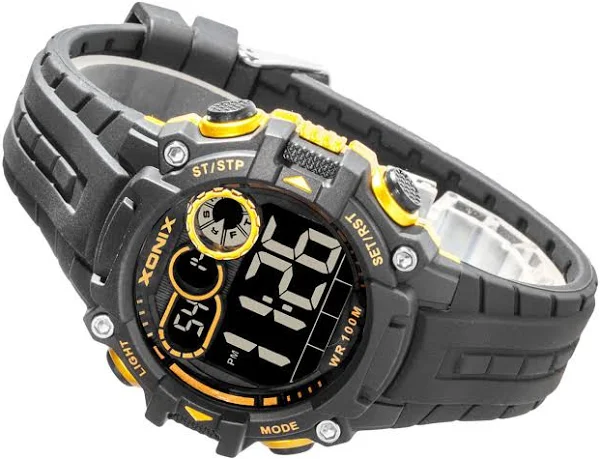 Wodoszczelny 100m Zegarek XONIX Męski i Młodzieżowy Wielofunkcyjny Timer