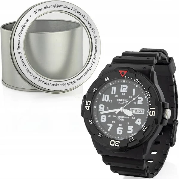 Zegarek komunijny dla chłopca CASIO grawer