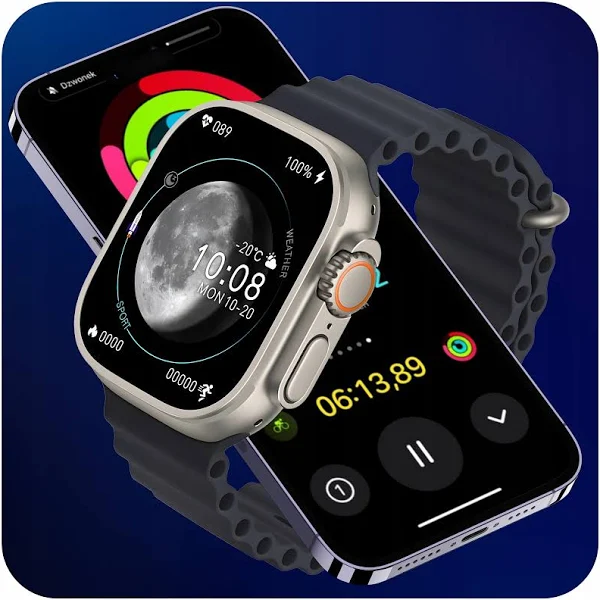 Smartwatch Ultra 2 Smart Watch Męski Damski Menu Pl Gps Wodoodporny Nfc