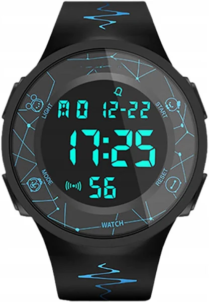 Zegarek Dziecięcy Dla Chłopca Led Elektroniczny