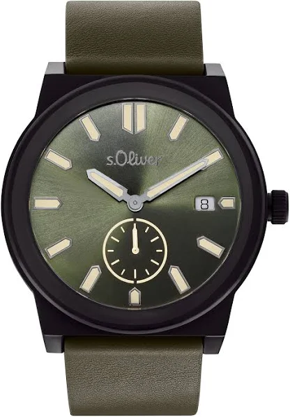 s.Oliver Zegarek Męski Kwarcowy Analogowy, Z Paskiem Tekstylnym