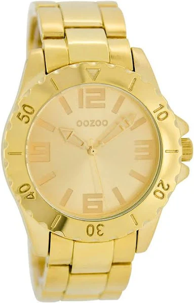 Oozoo Zegarek na rękę z metalowym paskiem