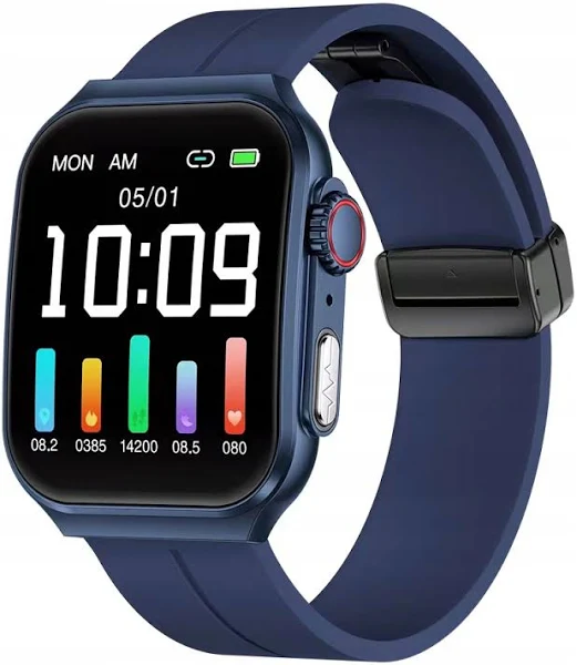 Zegarek Smartwatch Pomiar Cukru Ekg Polskie M