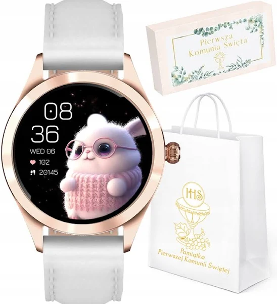 G. Rossi Zegarek SMARTWATCH dla dziewczynki Na Komunię