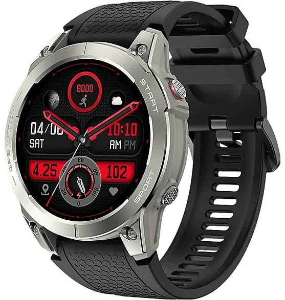 Smartwatch Manta Activ X GPS Srebrny