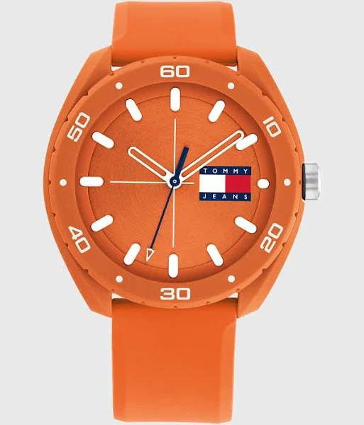 Tommy Hilfiger zegarek męski kolor pomarańczowy 1792066