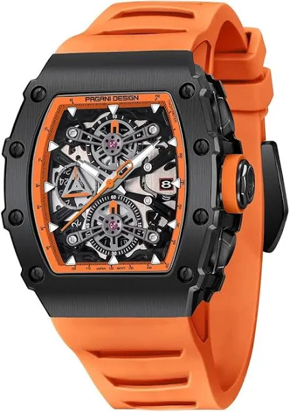Zegarek Męski Pagani Kwarcowy Szkiełko Szafirowe Analogowy