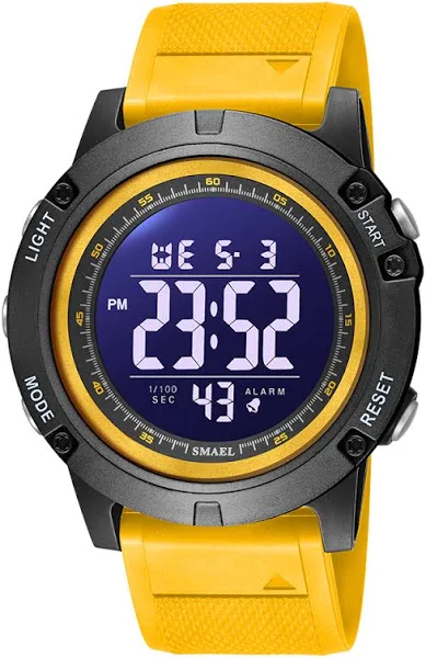 Zegarek Męski Na Pasku Sportowy Smael 1902 SMAEL 1902 POMARAŃCZOWY