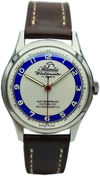 Zegarek męski ATLANTIC Worldmaster Blue Ring