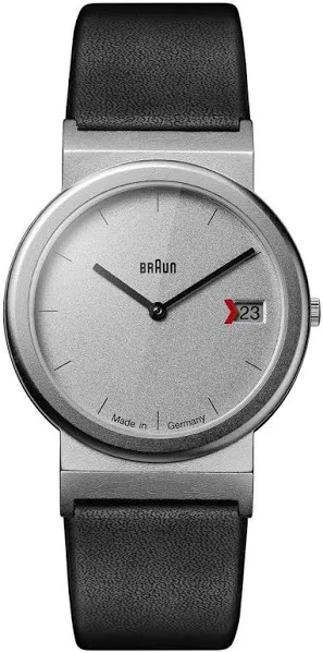 Braun Unisex zegarek kwarcowy dla dorosłych analogowy klasyczny wyświetlacz i skórzany pasek AW50
