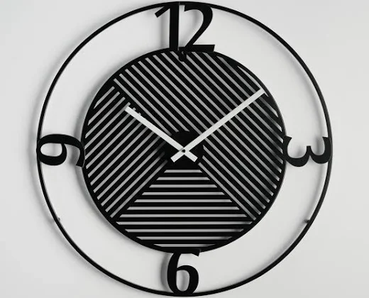 industrialny zegar ścienny teco ø 60 cm