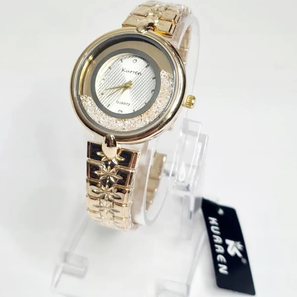 Klasyczny Elegancki Złoty Damski Zegarek Bransoleta Stal Nierdzewna Prezent Na Dzień Kobiet