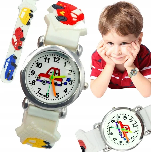Pierwszy Zegarek Dla Dziecka Chłopca Auta Autobus
