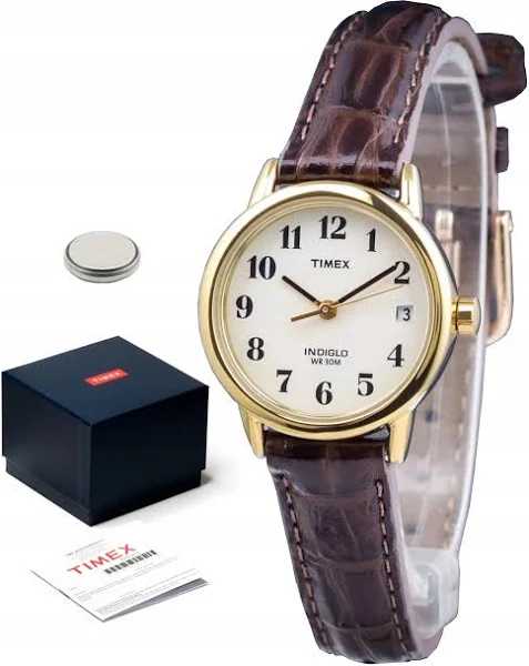 Złoty Zegarek Damski Timex Stylowy Wodoszczelny Wytrzymały Antyalergiczny