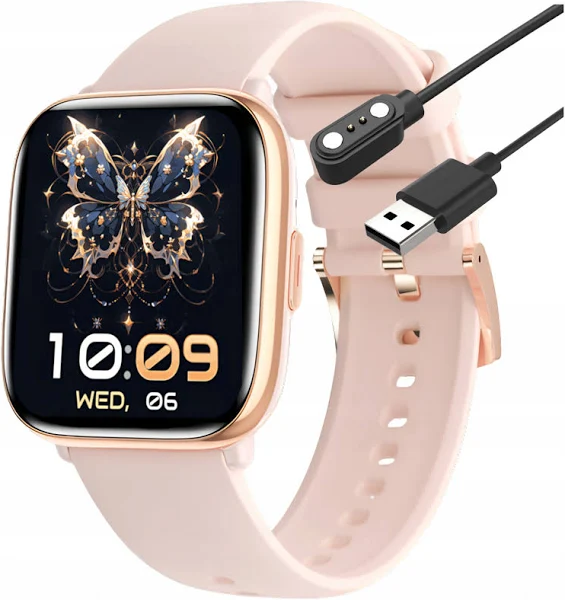 Smartwatch Damski Zegarek Pl Menu Rozmowy Smart Watch Powiadomienia Puls