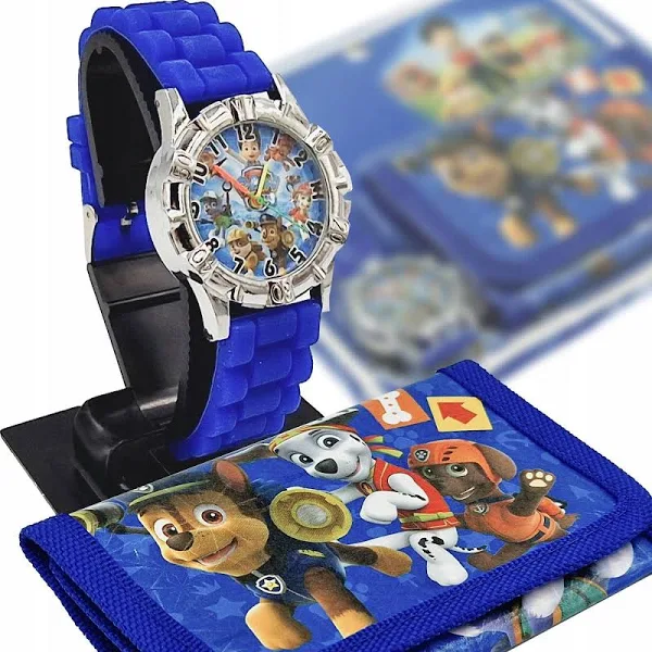 Psi Patrol Zestaw 2w1 Zegarek Portfel Dla Dziecka Edukacyjny