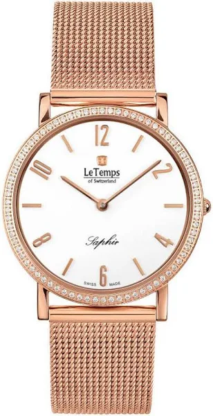 Zegarek damski Le Temps Zafira Slim Swarovski LT1086.51BD02