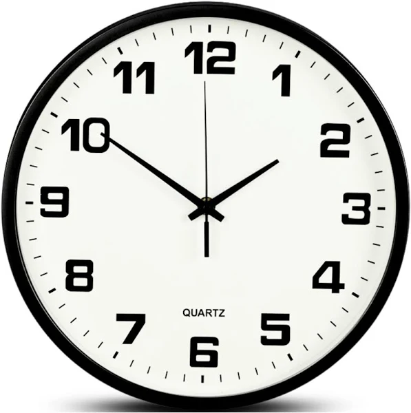 Zegar Ścienny Okrągły Klasyczny Na Ścianę Zegarek Nowoczesny