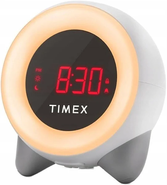 Zegar Budzik Lampka Nocna Led Timer Do Nauki Spania Dla Dzieci Timex Tk321