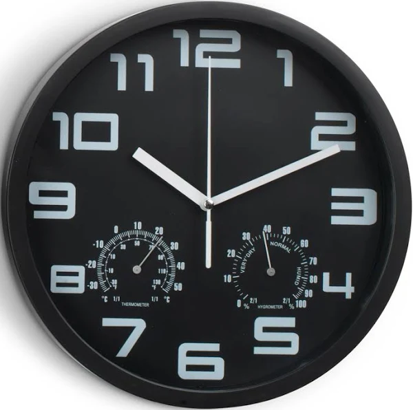 JYSK Zegar ścienny SEJER Ś25cm czarny