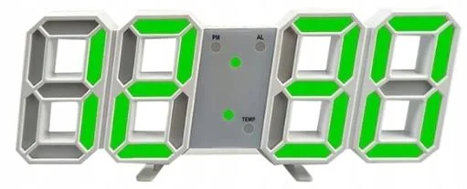 Duży Zegar Ścienny Cyfrowy Led Elektroniczny kolor