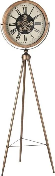 Zegarek Home ESPRIT Szkło Drewno świerkowe 61 x 55 x 183 cm