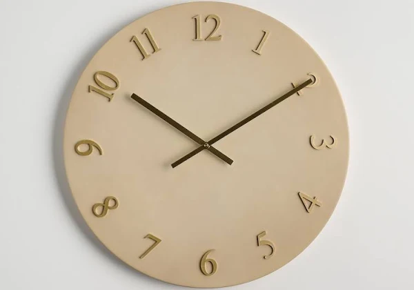 nowoczesny zegar ścienny sandillo ø 50 cm