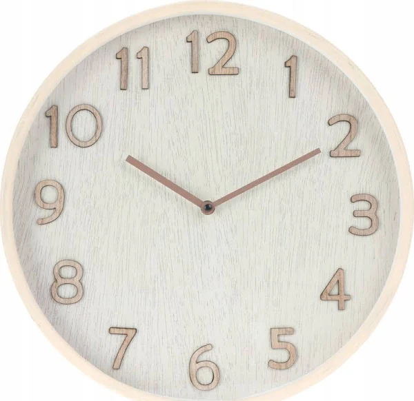 Home Styling Collection Zegar ścienny w neutralnych kolorach