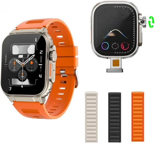 2024 Nowy inteligentny zegarek DW99 S9 Ultra 49 mm 4G/5G LTE Android System 180° Kamera 800W WIFI