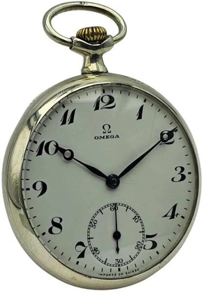 Srebrna Omega Kieszonkowa z lat 20tych