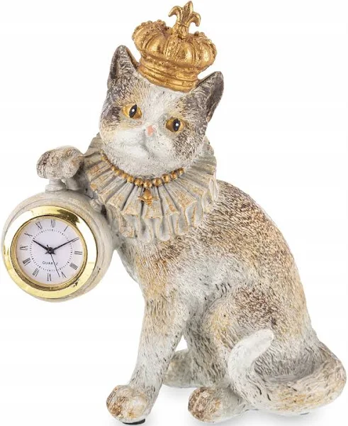 Figurka Kot Z Zegarkiem Alicja W krainie Czarów Figura