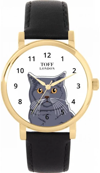TLWS-31796 Toff London Zegarek dla kotów brytyjskich kró