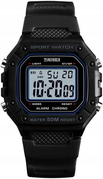 SKMEI 1496 5Bar wodoodporny budzik moda Wojskowy męski zegarek cyfrowy montre homme Outdoor Sport Watch Męskie zegarki cyfrowe