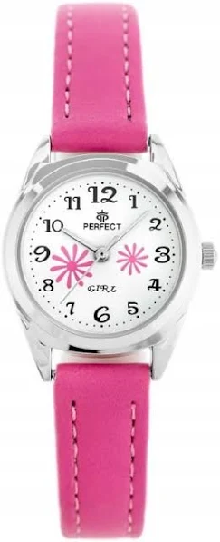 Delikatny Zegarek Perfect dla dziewczynki kwiatuszki girls Kolorowe Paski
