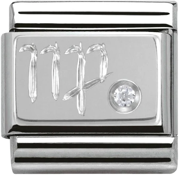 Nomination Link 925 Silver 'Znak Zodiaku Panna' 330302/06