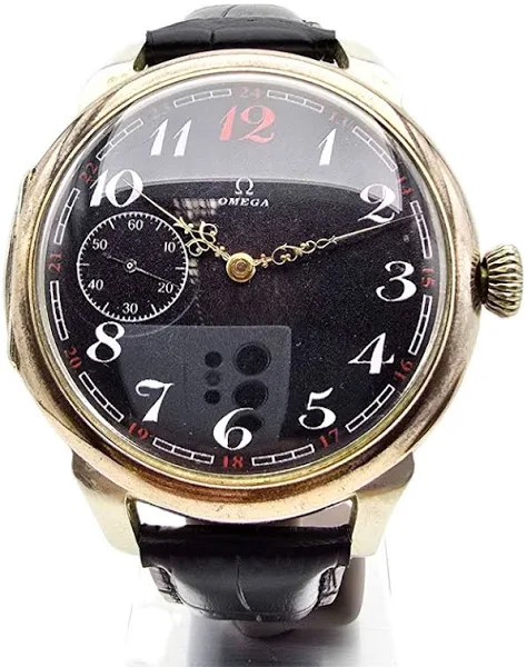 Używany srebrny zegarek OMEGA przepięknie zdobiony