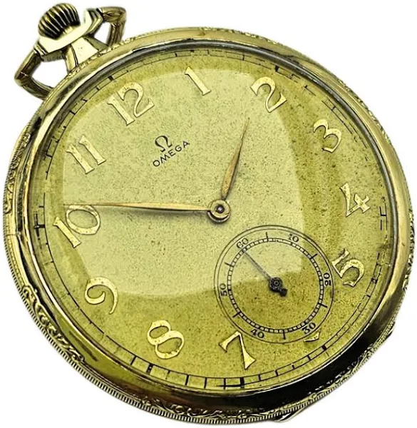 Używany złoty zegarek Omega 9431751