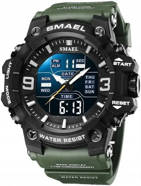 Zegarek Męski Smael 8049 Militarny Sportowy Wodoodporny