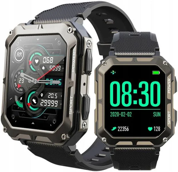 Pancerny Smartwatch Wodoodporny IP68 Gorilla Glass