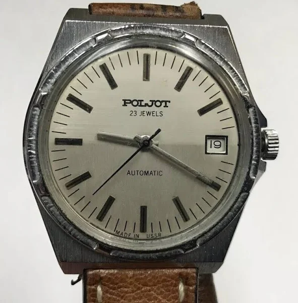 Poljot 23 Jewels Automatyczny Zegarek Na Rękę Ze Stali Nierdzewnej
