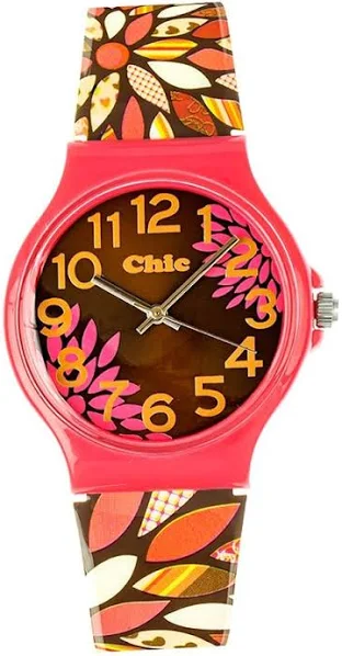 Chic-Watches zegarek damski Retro Flowers zegarek na rękę Chic D2UC013