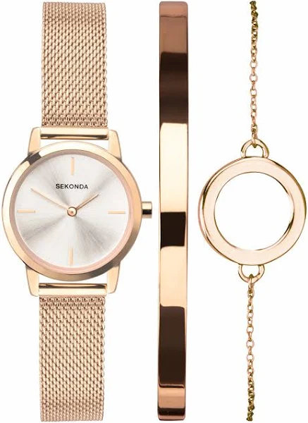 Zegarek Damski Sekonda 49007 różowe złoto