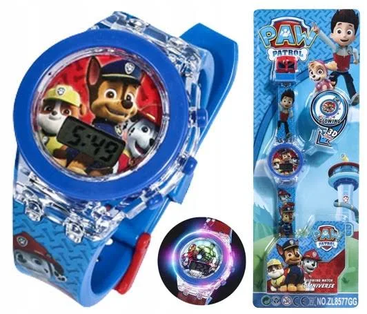 Psi Patrol Zegarek Podświetlany chase dla chłopca Atrapa