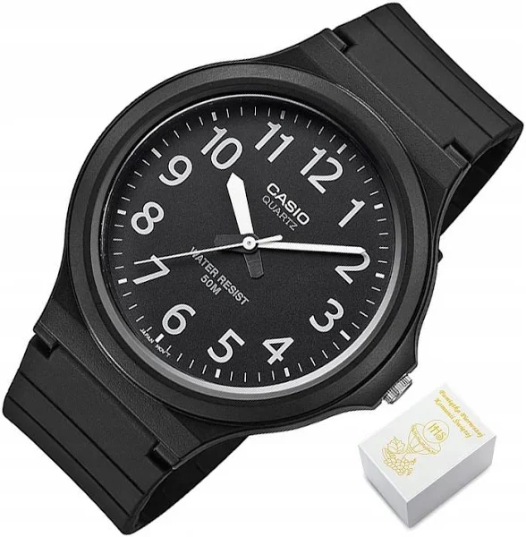 zegarek Casio dla chłopca Na Komunię Box +grawer
